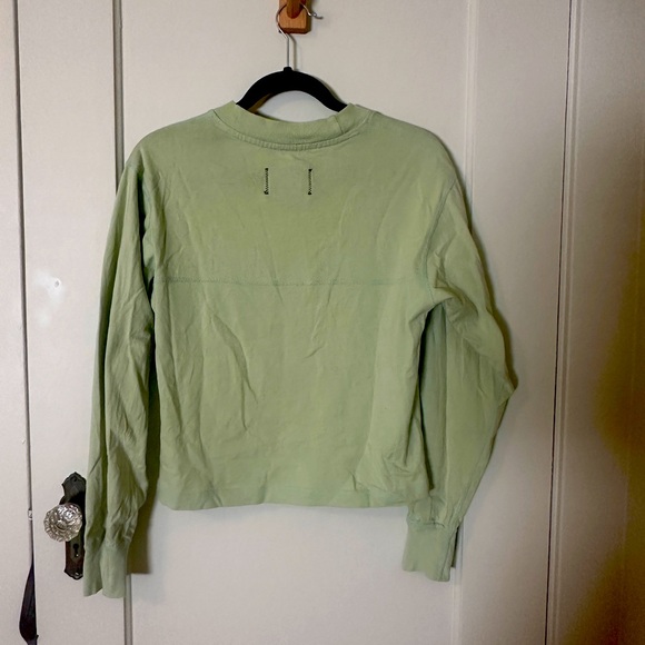 Green Reigning Champ Long Sleeve Shirt - Picture 2 of 4
